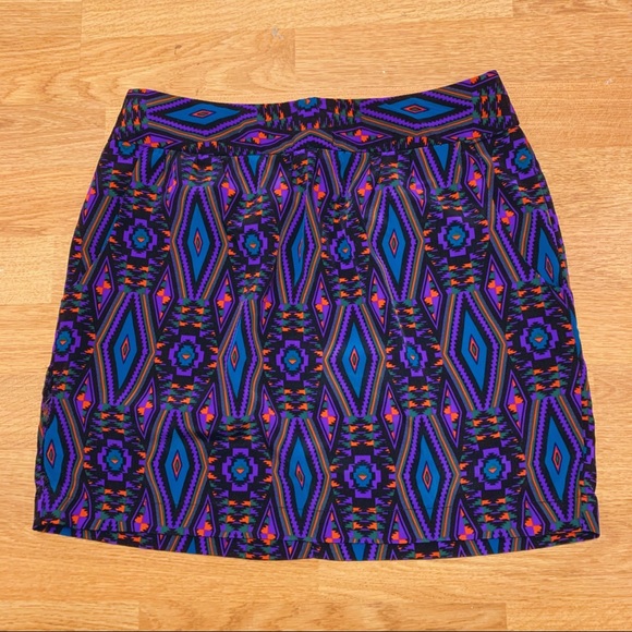 Geometric mini skirt - Picture 1 of 2